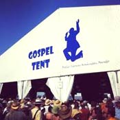 The Gospel Tent at New Orleans Jazz & Heritage Festival