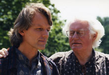 Photo of David and Robert Bly