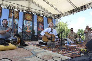 The Wild Moon Bhaktas during their set at Bhakti-Fest Midwest