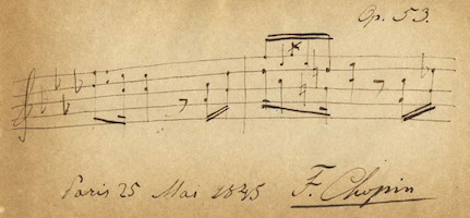 Chopin's Musical Signature
